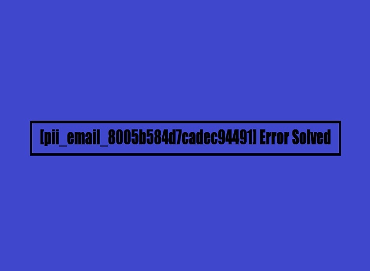 How to Solve [pii_email_8005b584d7cadec94491] Error